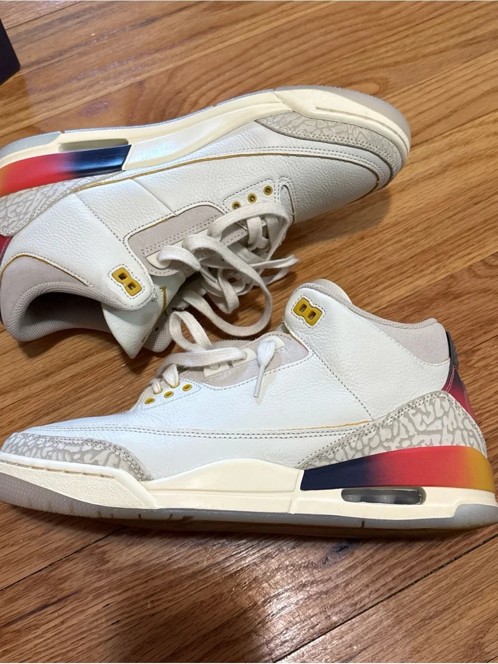 Jordan 3 J. Balvin Medellin Retro-Style Basketball Sneakers